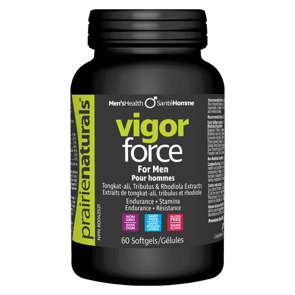 Bottle of Vigor Force 60 Softgels