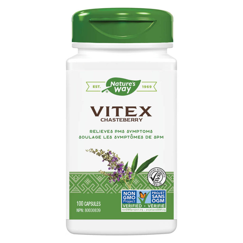 Bottle of Nature's Way Vitex Chasteberry 100 Capsules