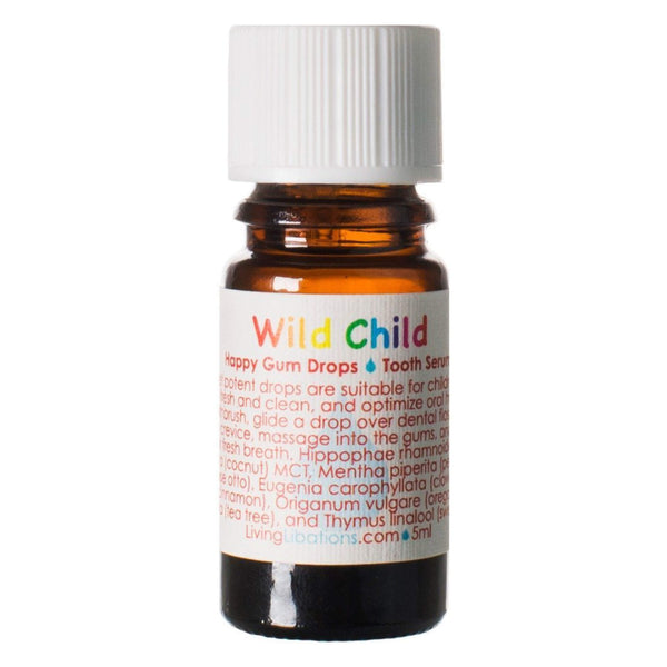 Bottle of Living Libations Wild Child Happy Gum Drops 5 Milliliters
