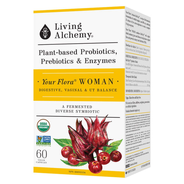 Living Alchemy Your Flora Woman 60 Vegan Capsules | Optimum Health Vitamins, Canada