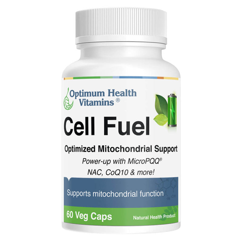 Bottle of Cell Fuel 60 Vegetable Capsules