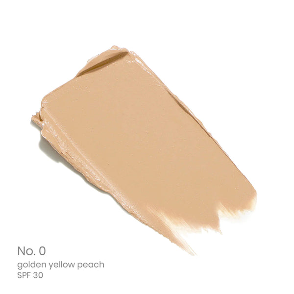 Swatch of Jane Iredale Enlighten Plus Under Eye Concealer Number 0 Golden Yellow Peach SPF 30