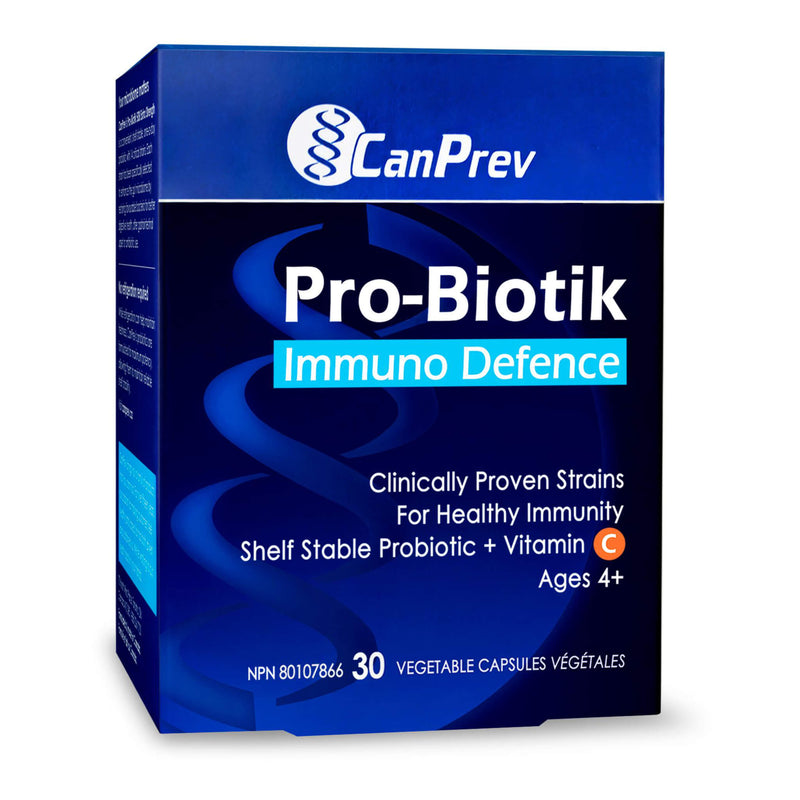 Bottle of CanPrev Pro-Biotik™ Immuno Defence 30 Vegetable Capsules