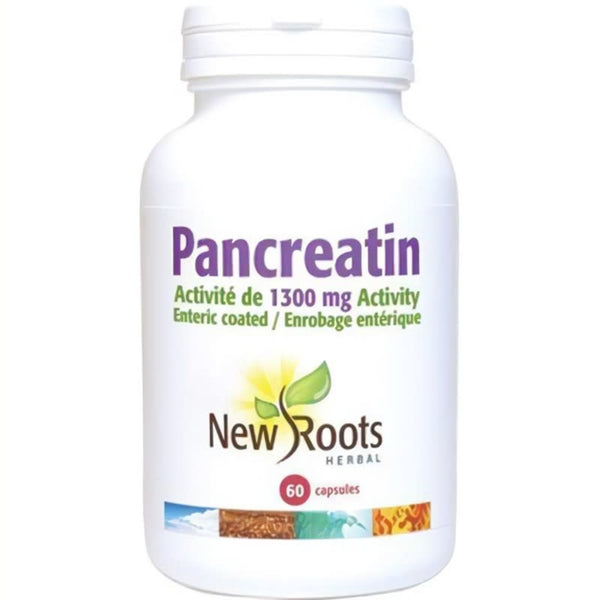 NewRoots Pancreatin 1300mg 60Capsules