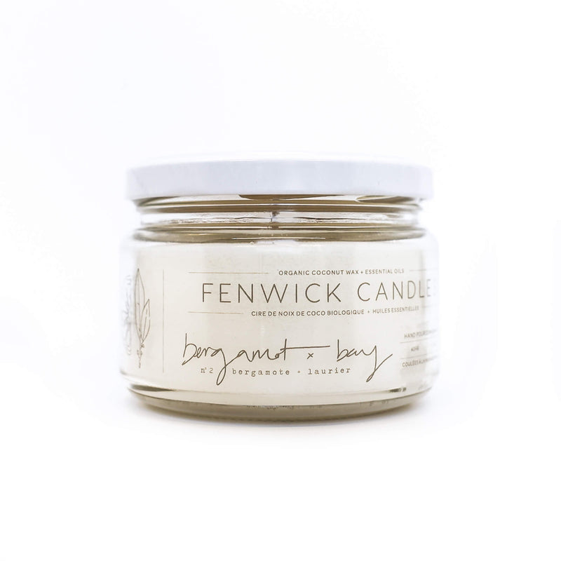 Jar of Fenwick Candles No. 2 - Bergamot + Bay 6.5 oz