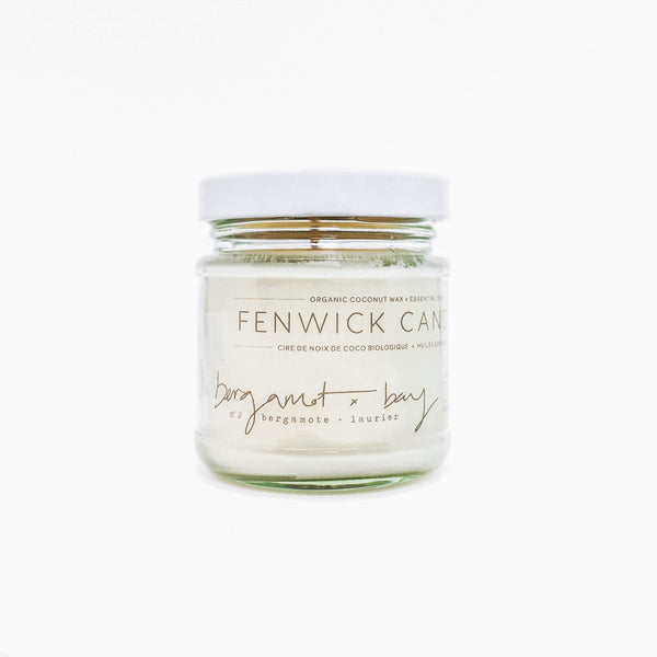 Jar of Fenwick Candles No. 2 - Bergamot + Bay 2.5 oz