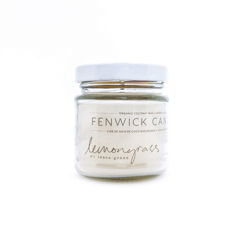Jar of Fenwick Candles No. 6 - Lemongrass 2.5 oz
