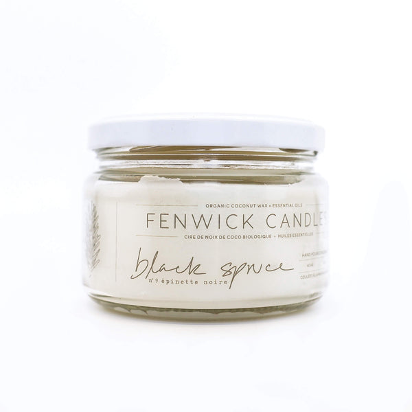 Jar of Fenwick Candles No. 9 - Black Spruce 6.5 oz