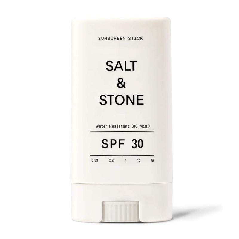 Bottle of Salt & Stone Sunscreen Stick SPF 30 15g
